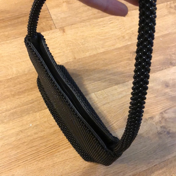 🌟HOST PICK🌟Beaded Black Shoulder Purse - Picture 3 of 3